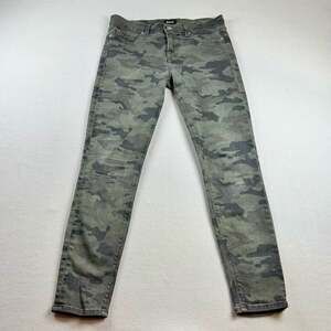 Hudson Nico Mid-Rise Super Skinny Ankle Camo Jeans Women's Size 28